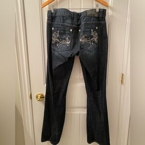 Guess Daredevil Boot Cut Dark Denim Jeans for Women Size 31